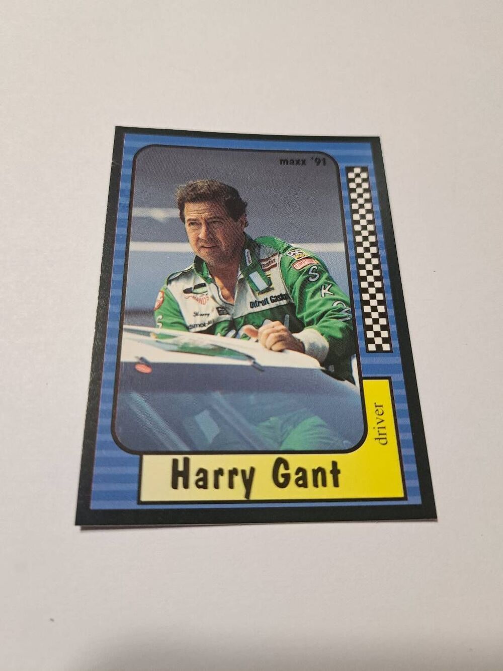 Vintage 1991 Maxx Harry Gant #33 Race Car Nascar Trading Card